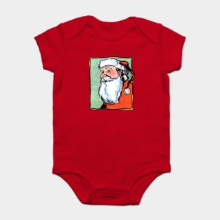 Santa Storybook Baby Bodysuit